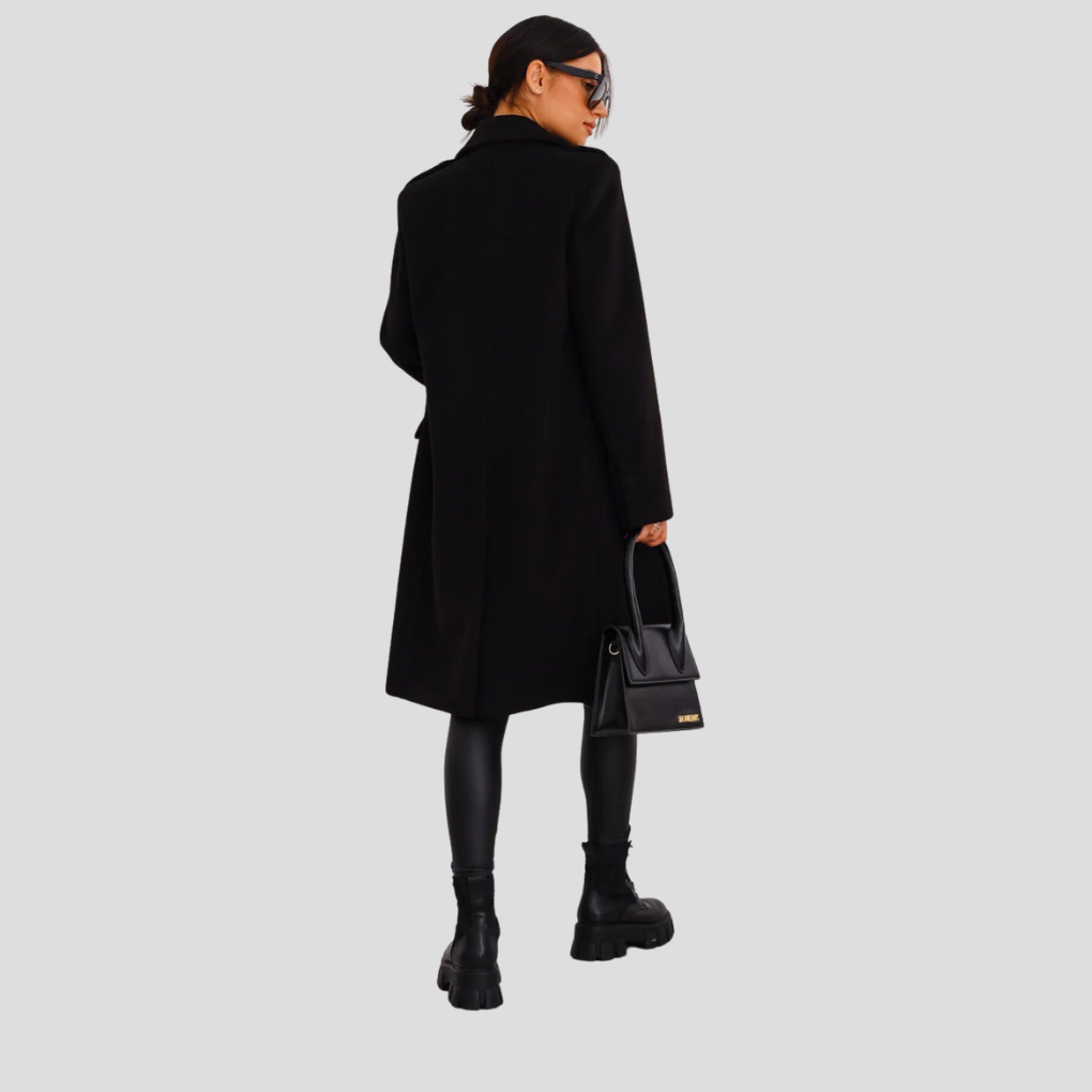 Cappotto doppiopetto da donna