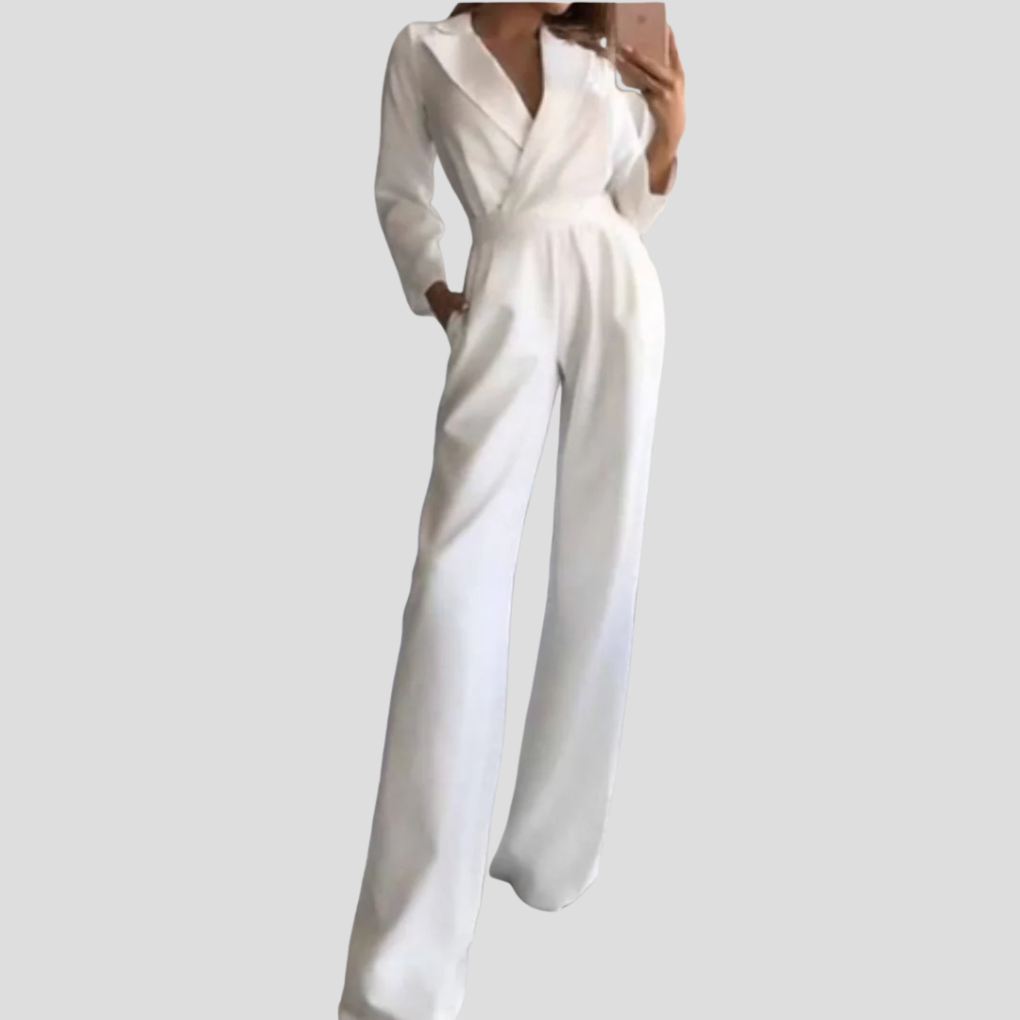 Tuta da donna con spalline larghe