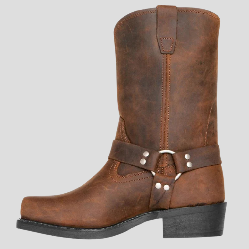 Stivali da cowboy in stile vintage da uomo