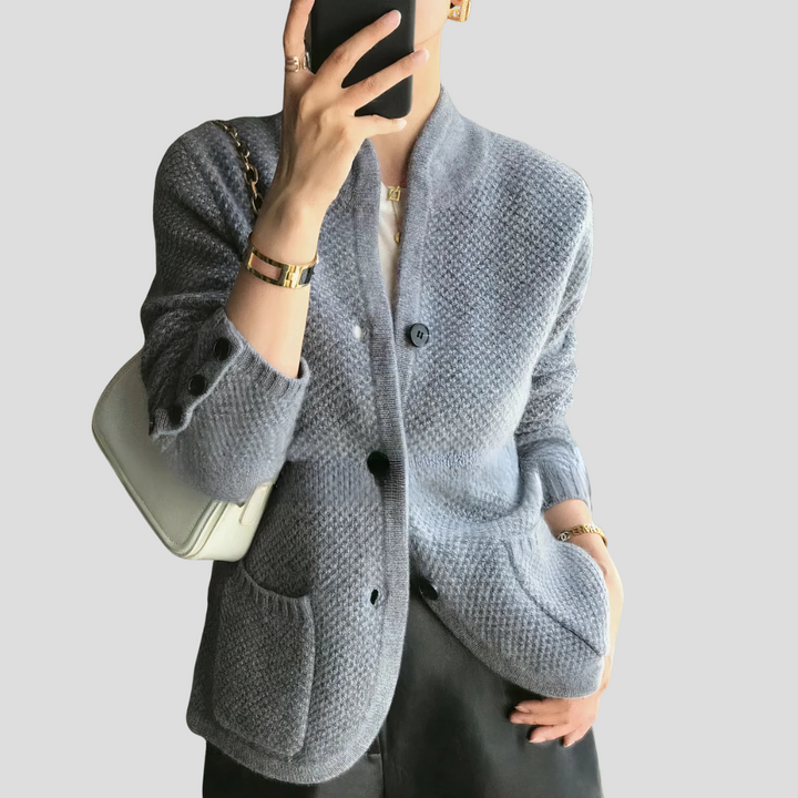 Cardigan in cashmere da donna