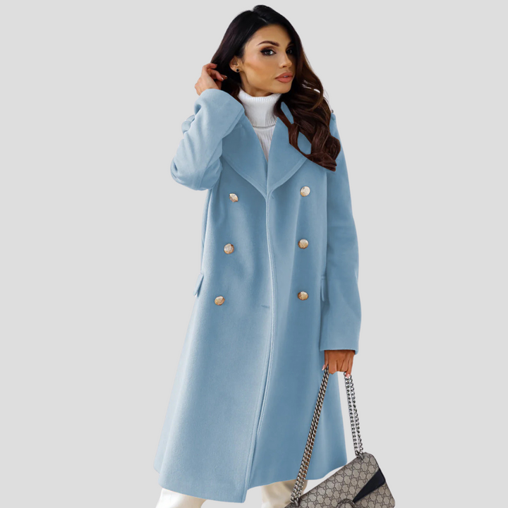 Cappotto doppiopetto da donna