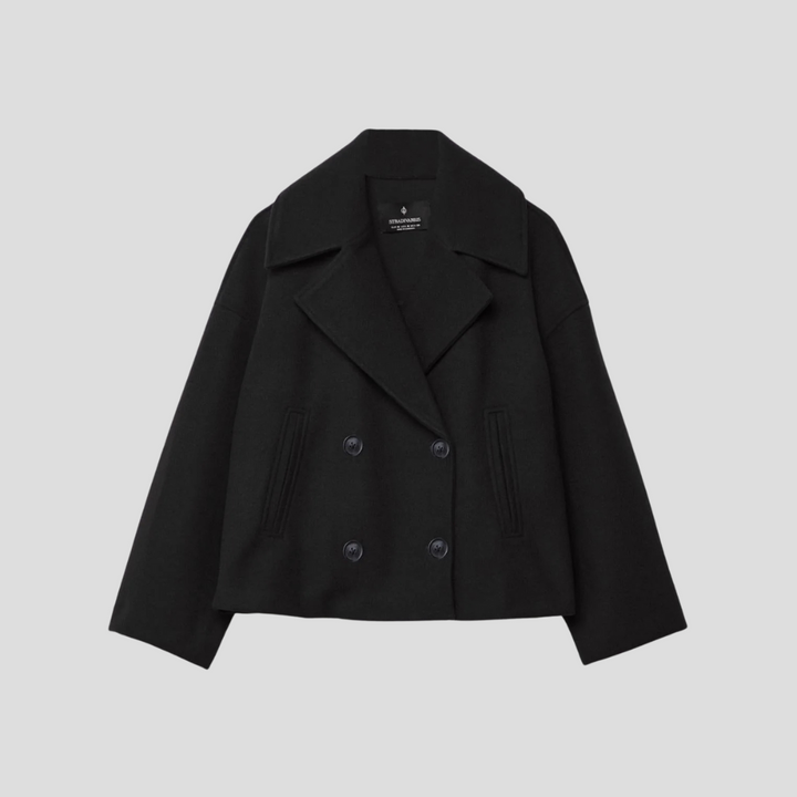 Cappotto corto doppiopetto chic