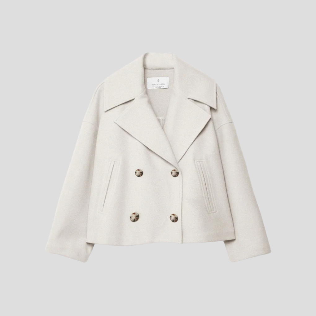Cappotto corto doppiopetto chic