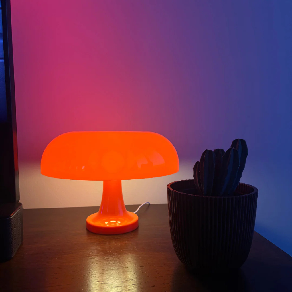 Lampada da tavolo retrò a forma di fungo