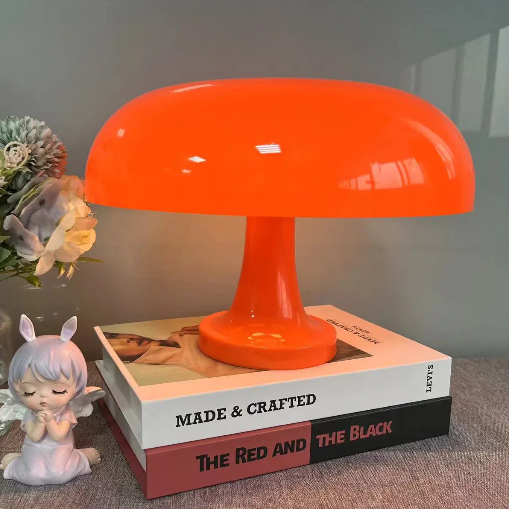 Lampada da tavolo retrò a forma di fungo