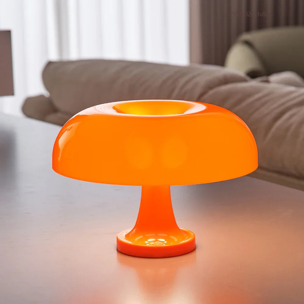Lampada da tavolo retrò a forma di fungo
