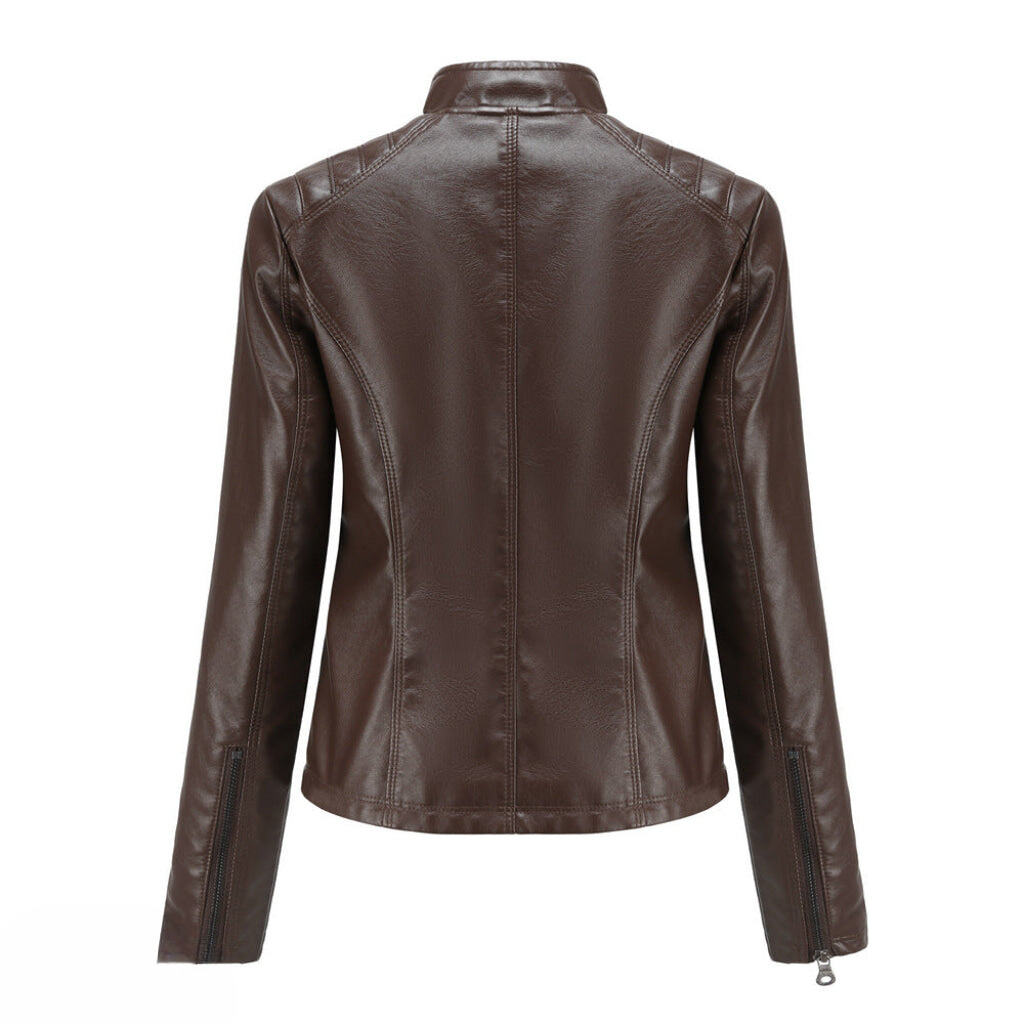 Giacca di pelle elegante e unica