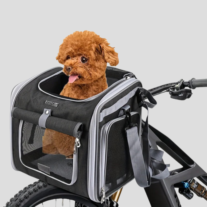 Cestino espandibile per bicicletta per animali domestici