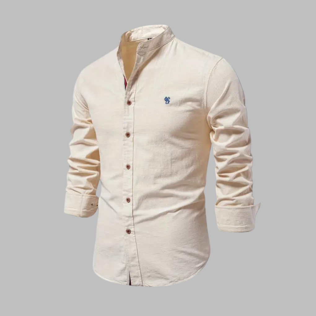Polo a maniche lunghe alla moda per uomo