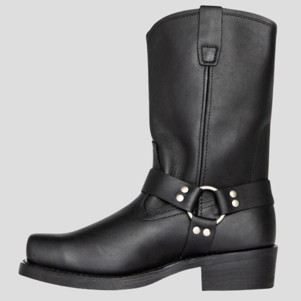 Stivali da cowboy in stile vintage da uomo
