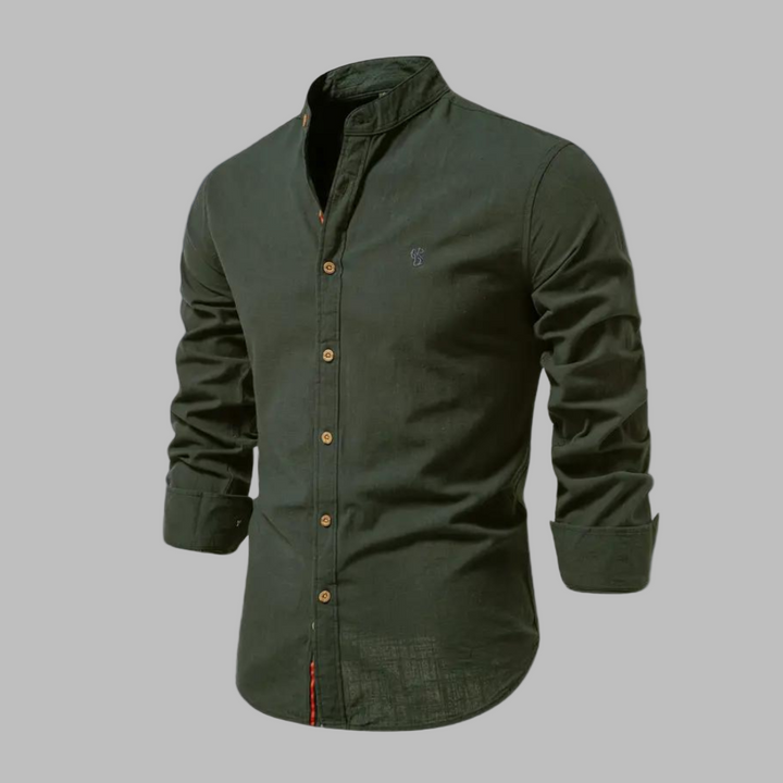Polo a maniche lunghe alla moda per uomo