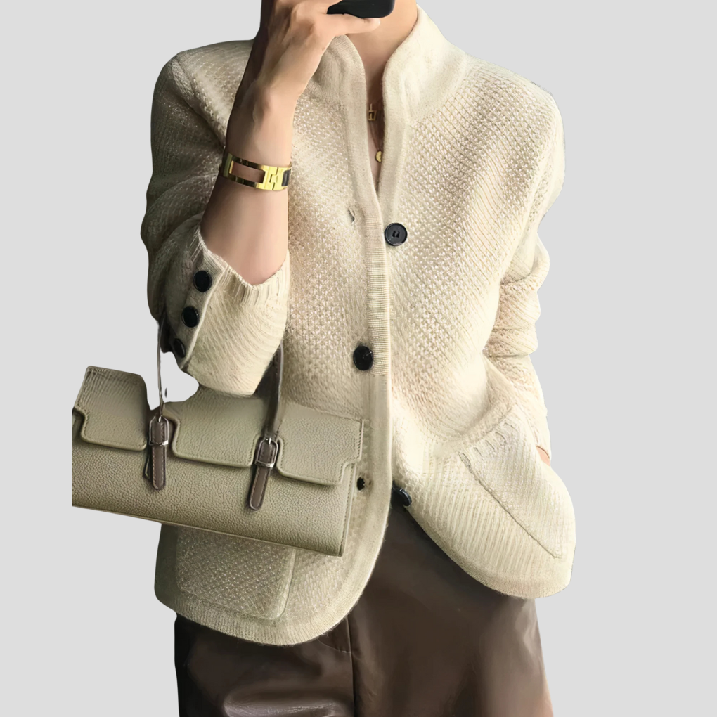 Cardigan in cashmere da donna