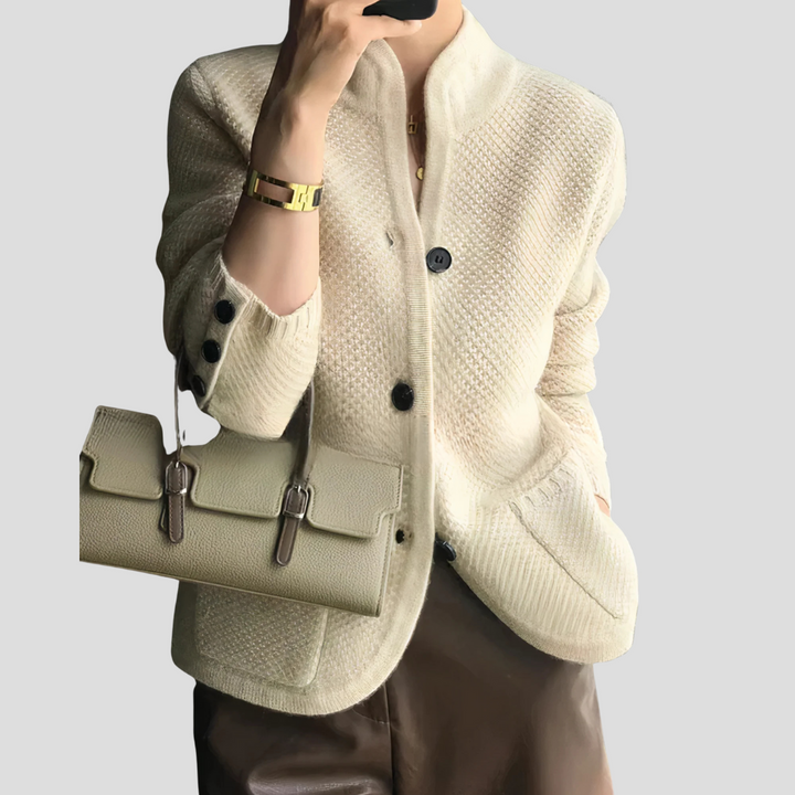 Cardigan in cashmere da donna