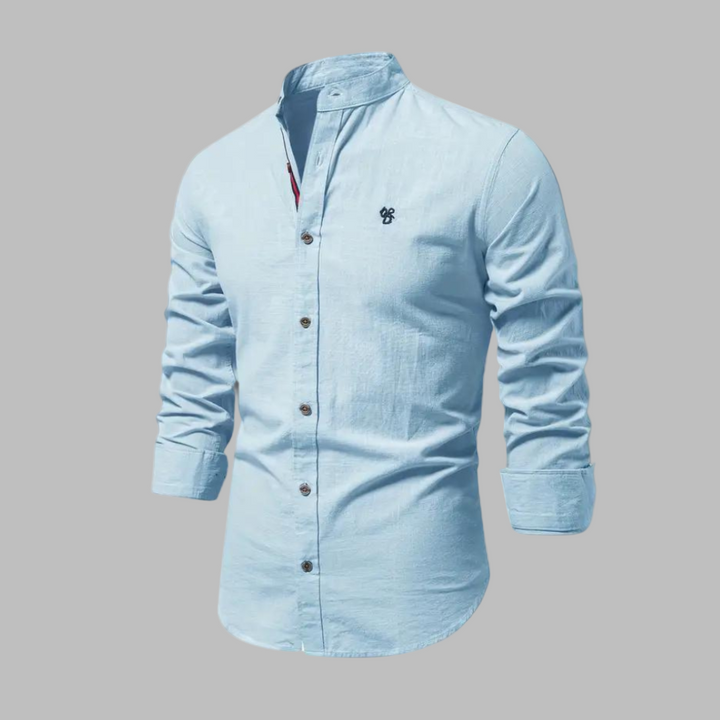 Polo a maniche lunghe alla moda per uomo