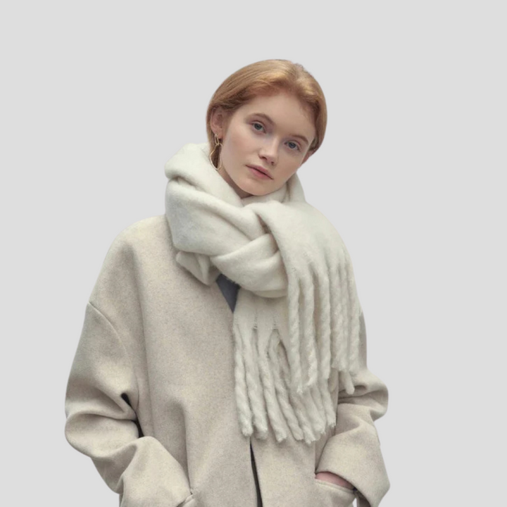 Sciarpa con nappe da donna