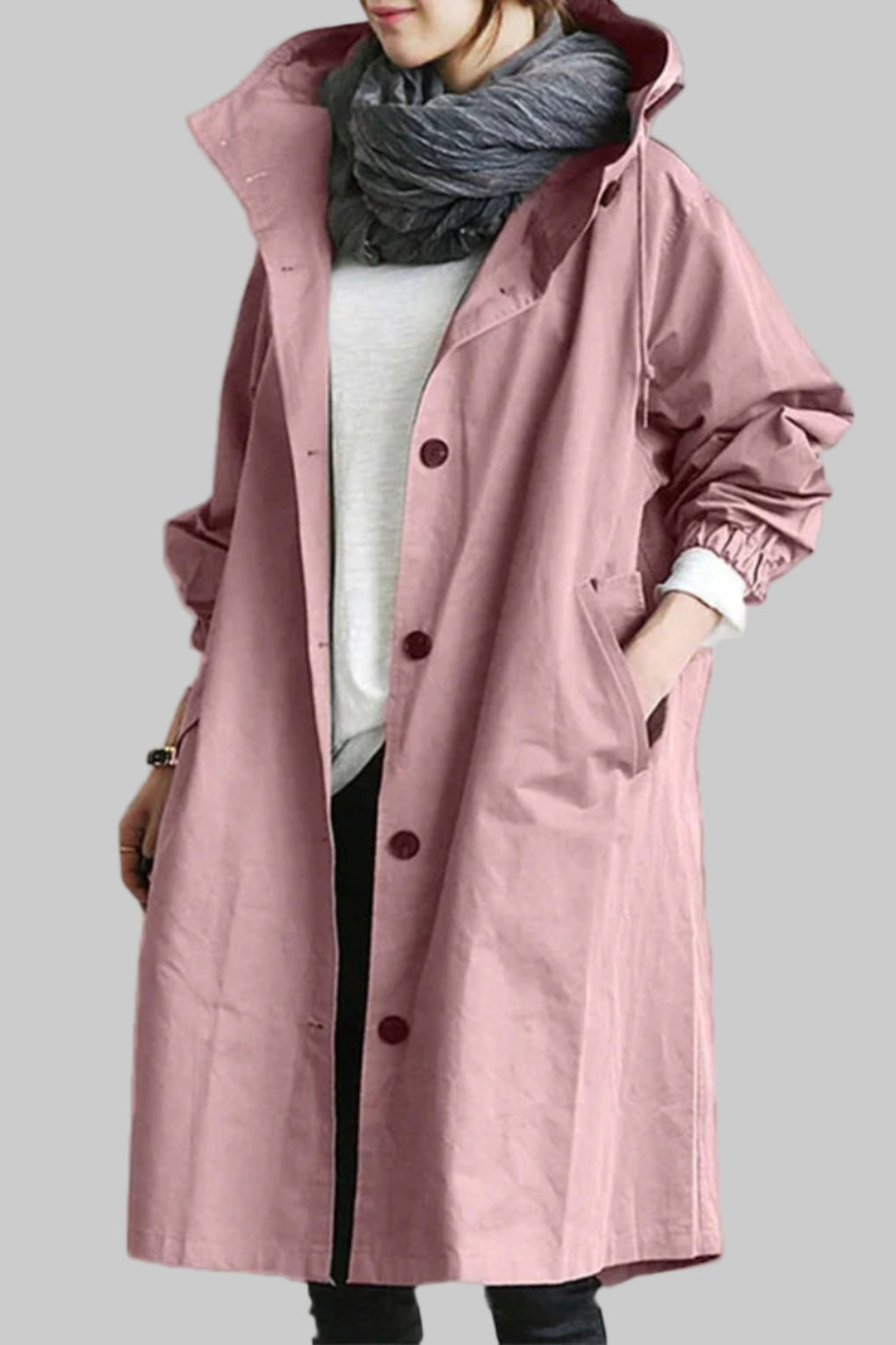 Impermeabile alla moda da donna