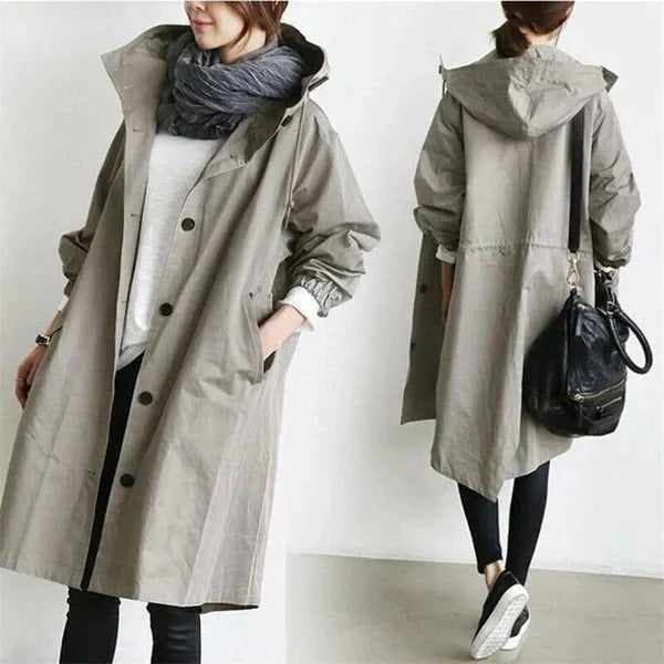 Impermeabile alla moda da donna