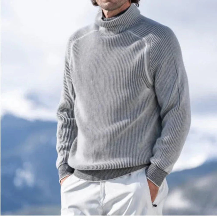 Maglione a collo alto da uomo: elegante e alla moda per le stagioni più fredde