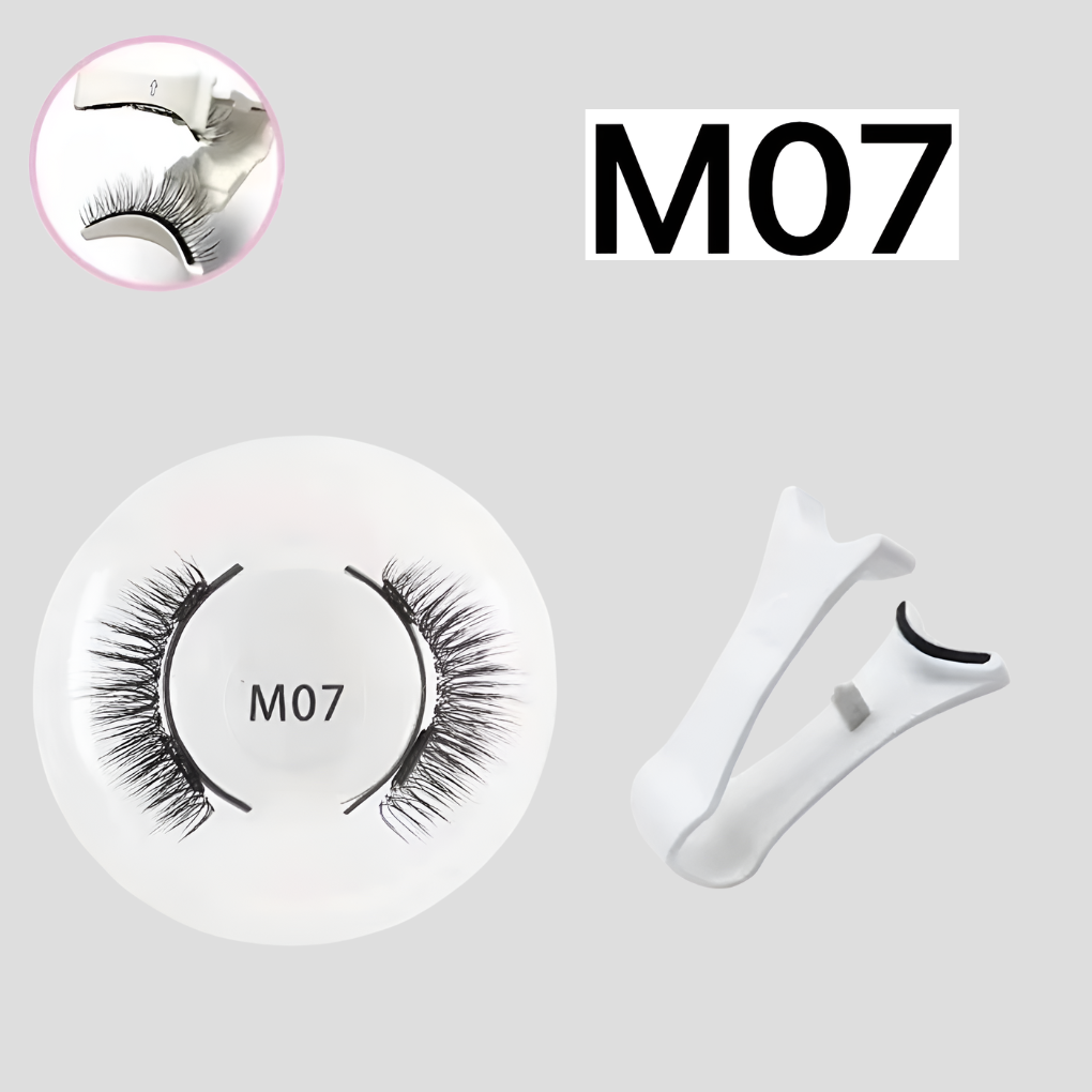 Set di ciglia magnetiche e pinzette riutilizzabili