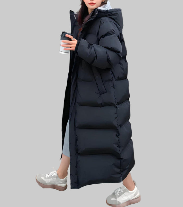 Parka lungo antivento e impermeabile da donna