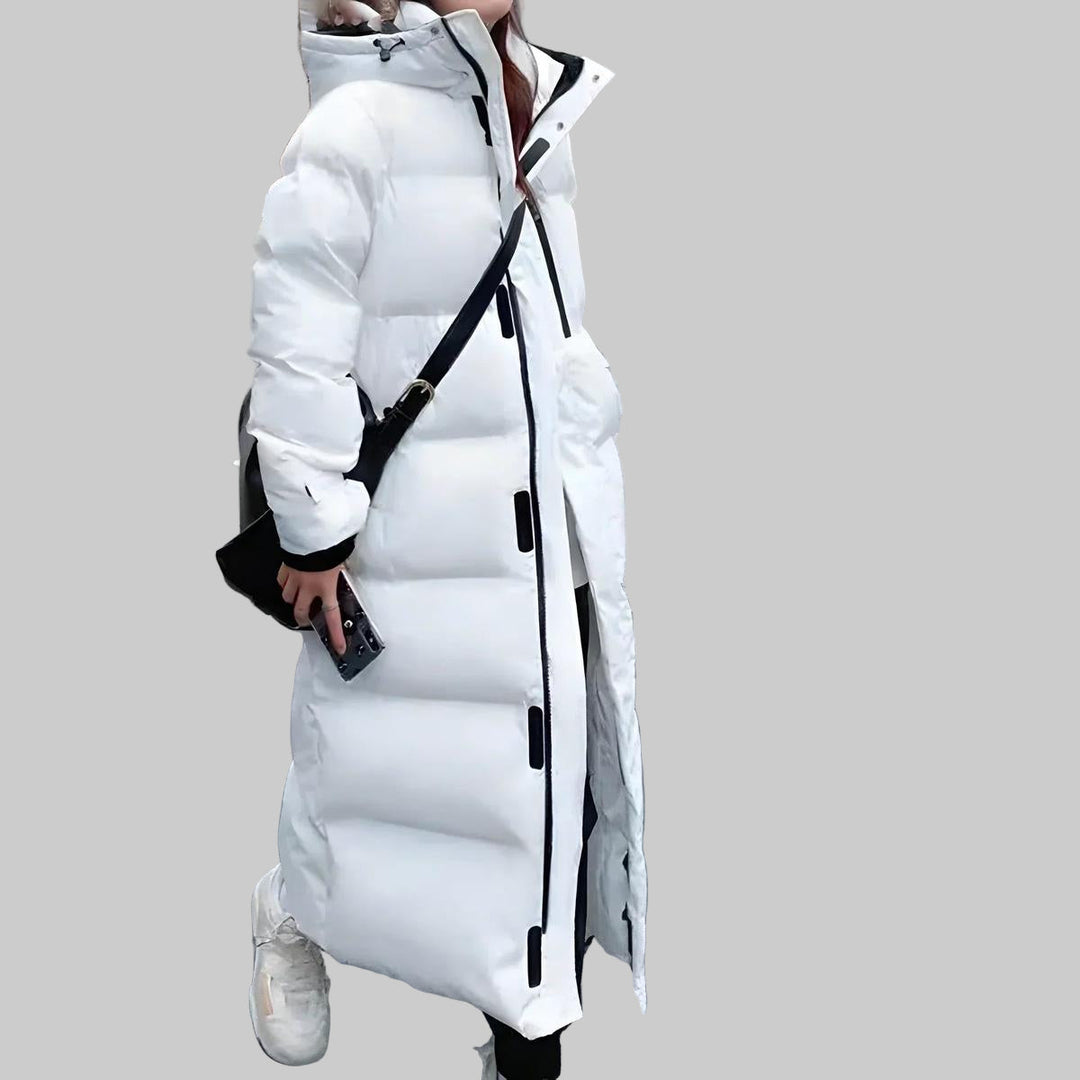 Parka lungo antivento e impermeabile da donna