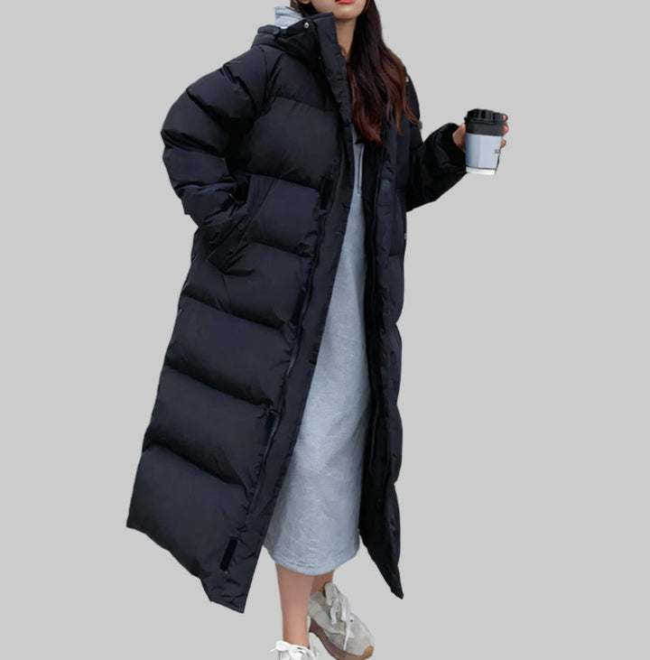 Parka lungo antivento e impermeabile da donna