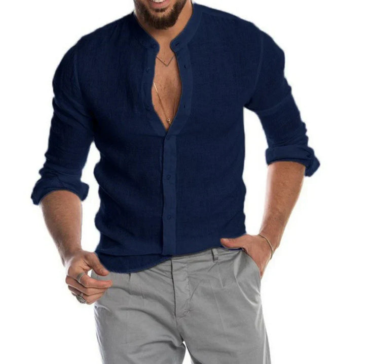 Camicia di lino da uomo