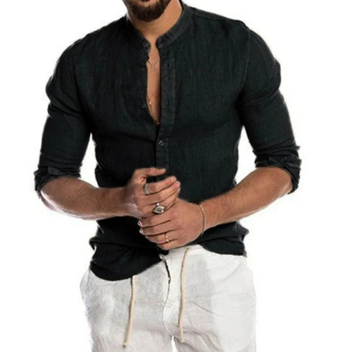 Camicia di lino da uomo