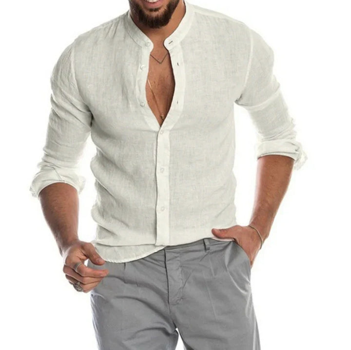 Camicia di lino da uomo