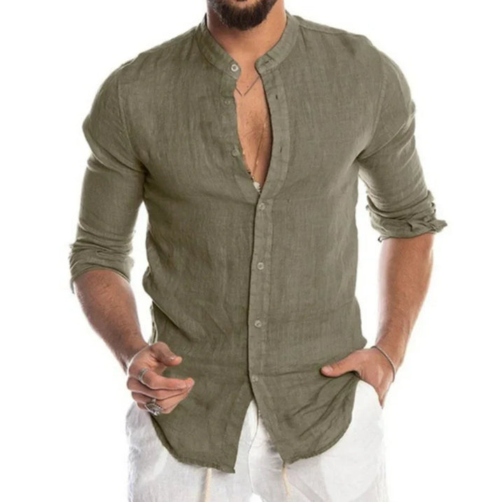 Camicia di lino da uomo