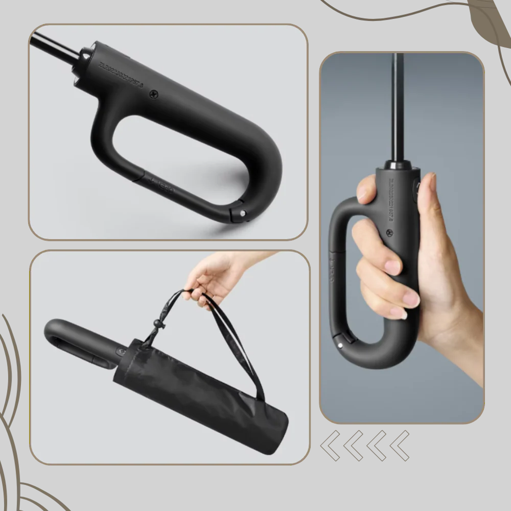 Ombrello con blocco automatico: design affidabile con caratteristiche adatte alle intemperie