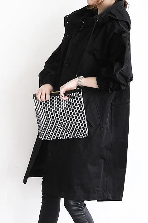 Trench impermeabile oversize di media lunghezza Maris