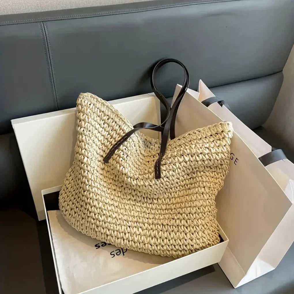 Borsa tote intrecciata da donna