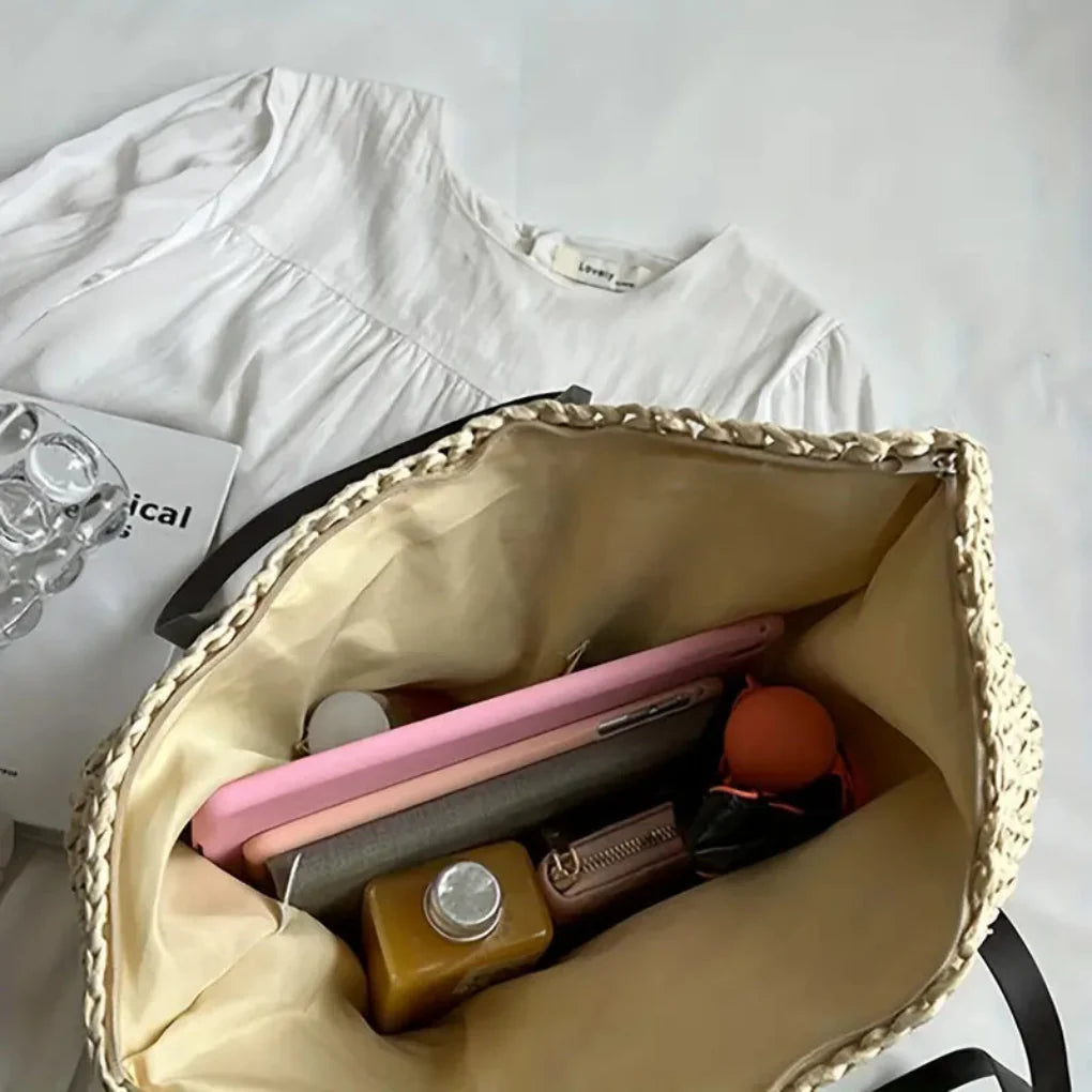 Borsa tote intrecciata da donna