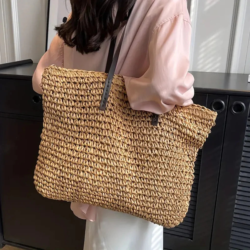 Borsa tote intrecciata da donna