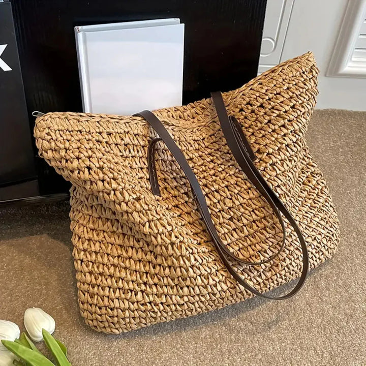 Borsa tote intrecciata da donna