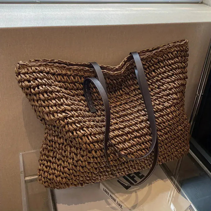 Borsa tote intrecciata da donna