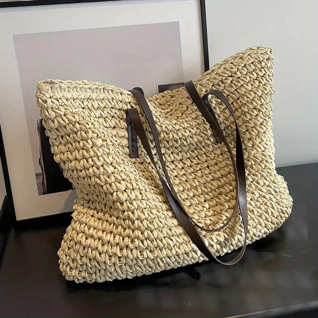 Borsa tote intrecciata da donna