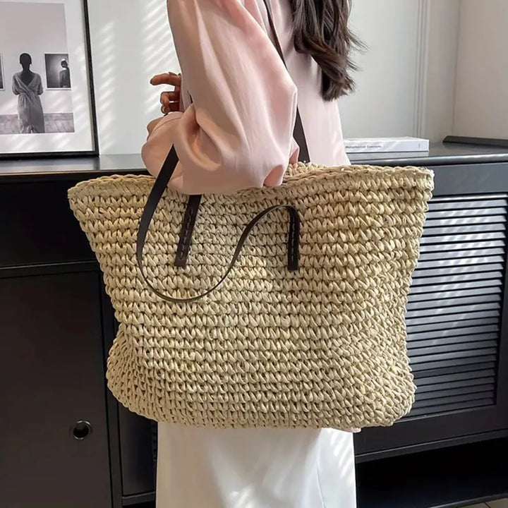 Borsa tote intrecciata da donna