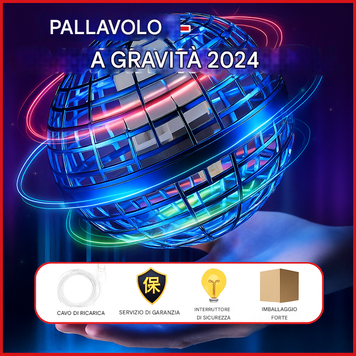 Palla volante luminosa: divertimento senza fine per tutte le età