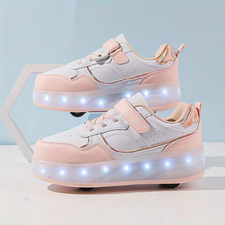 Scarpe a rotelle luminose per bambini