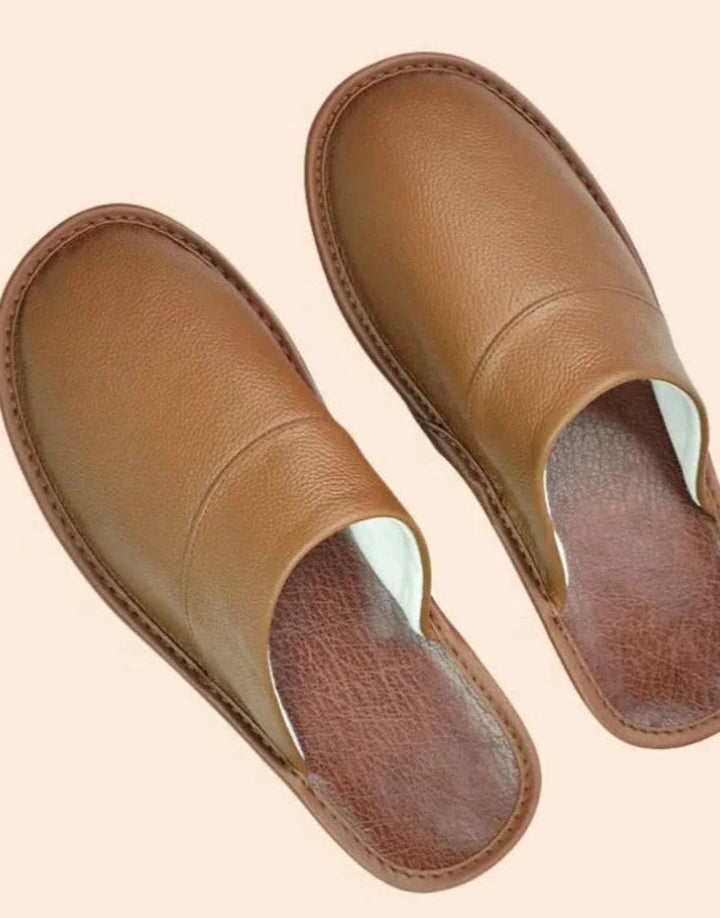 Pantofole da Interno in Vera Pelle Antiscivolo e Confortevoli