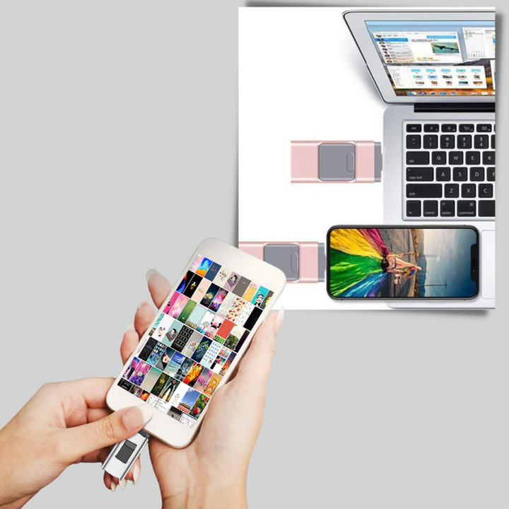 Unità flash USB 4 in 1: soluzione di archiviazione multi-connettore