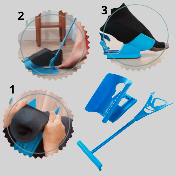 Sock Aid – Dispositivo slip-on per indossare facilmente i calzini