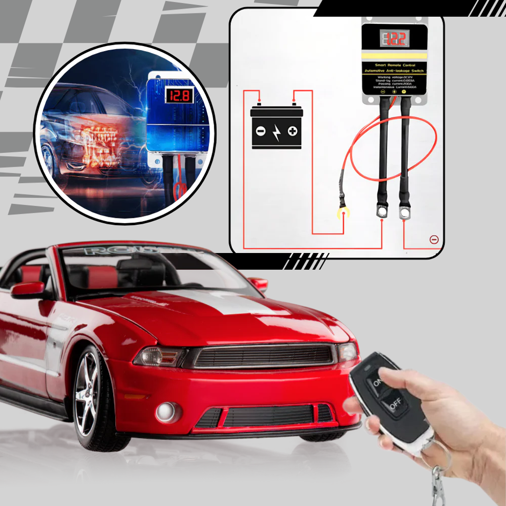 Interruttore di spegnimento dell'auto - Dispositivo di scollegamento remoto della batteria