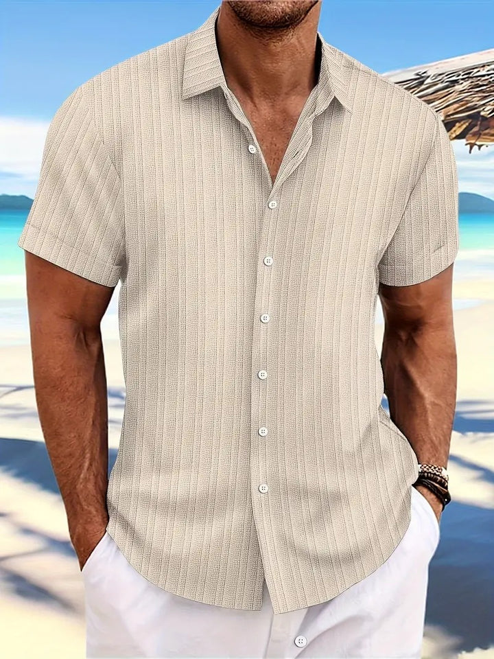 Camicia da uomo estiva a maniche corte