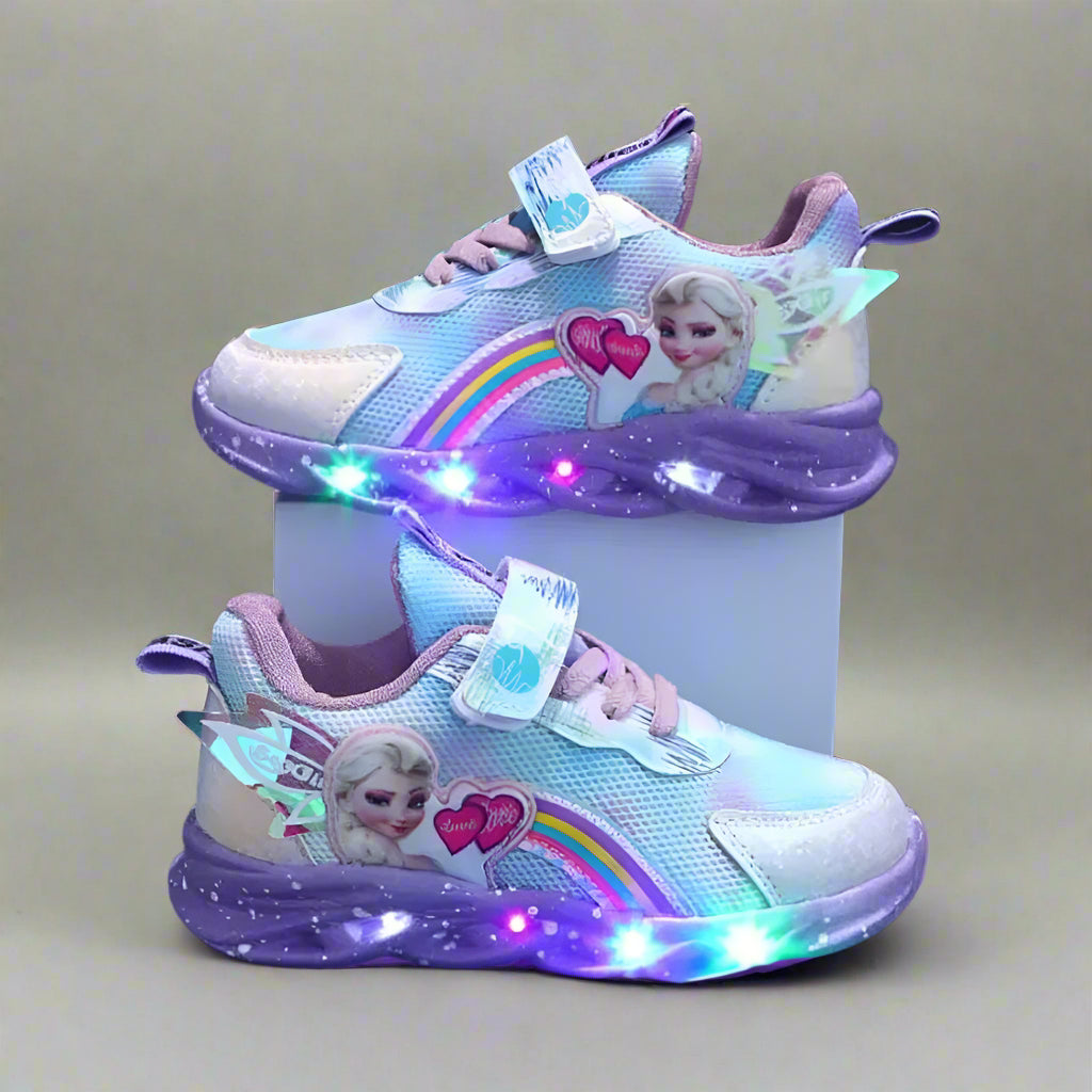 Sneakers colorate e luminose per bambini