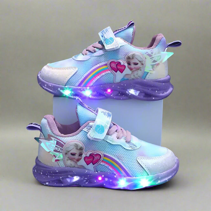 Sneakers colorate e luminose per bambini
