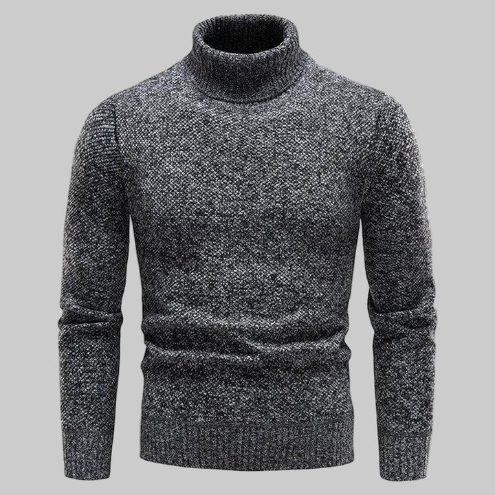Elegante maglione a collo alto