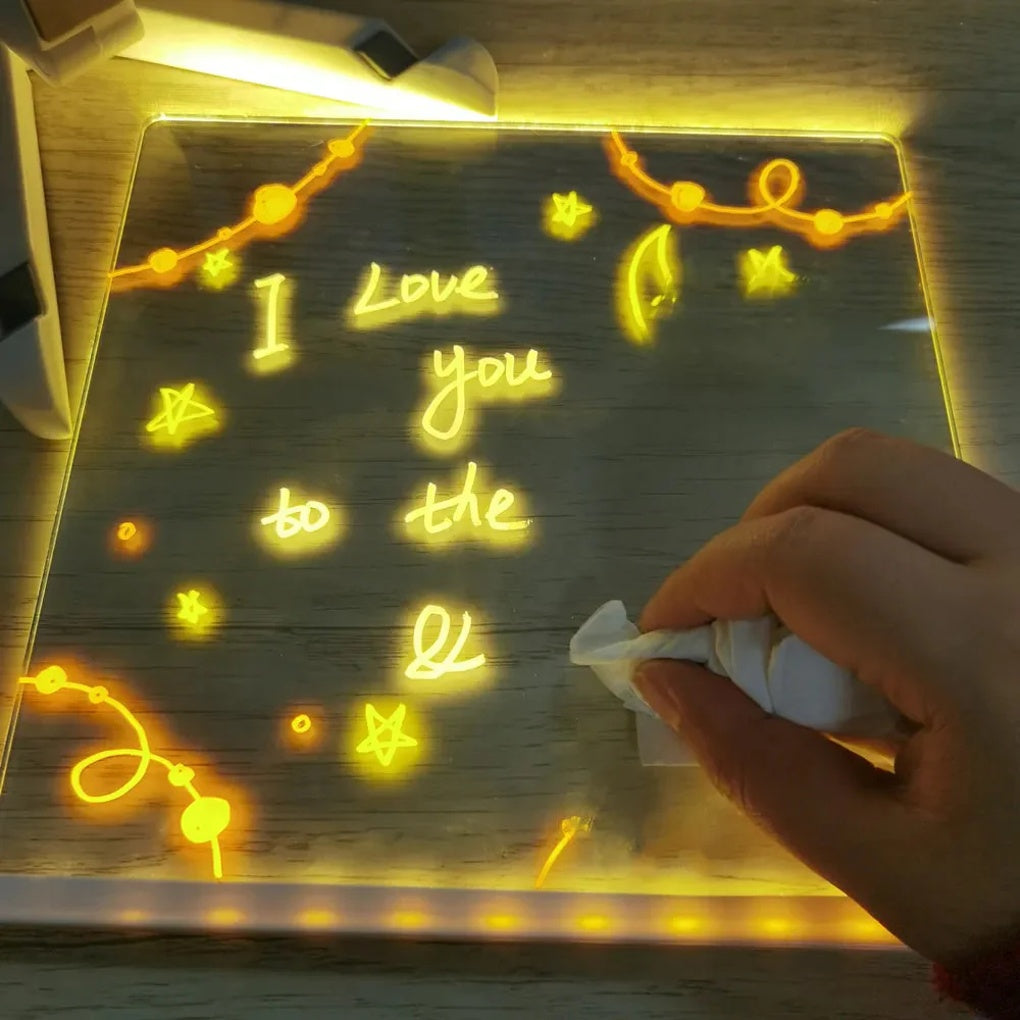 Tavolo da disegno a LED per bambini